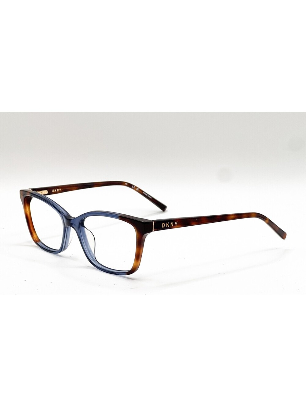 Dkny Dk5034 240 Soft Tortoise/Navy Rectangle Authentic Eyeglass Frames 53-17